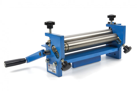 MASINA DE ROLUIT TABLA MANUALA 2.5 X 300 MM CU PRINDERE IN MENGHINA HBM MODEL 2