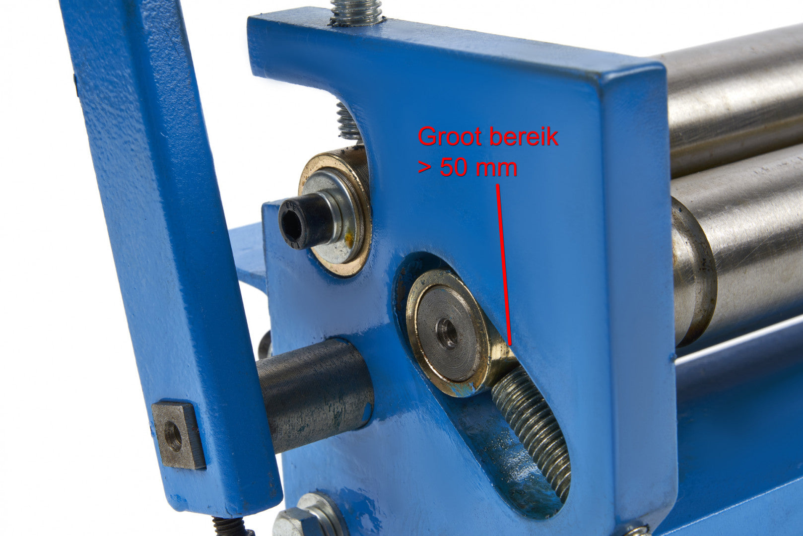 MASINA DE ROLUIT TABLA MANUALA 2.5 X 300 MM CU PRINDERE IN MENGHINA HBM MODEL 2