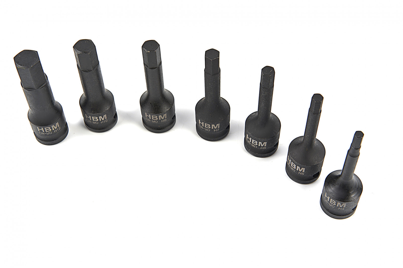 SET 7 BITI IMBUS HEXAGONAL DE IMPACT 3/8 HBM