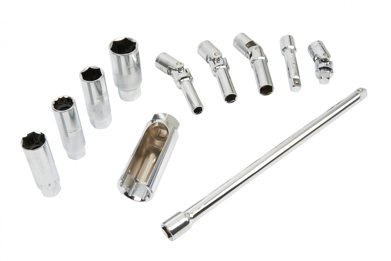 SET CHEI TUBULARE PENTRU BUJII 3/8 11 PIESE HBM MACHINES OLANDA