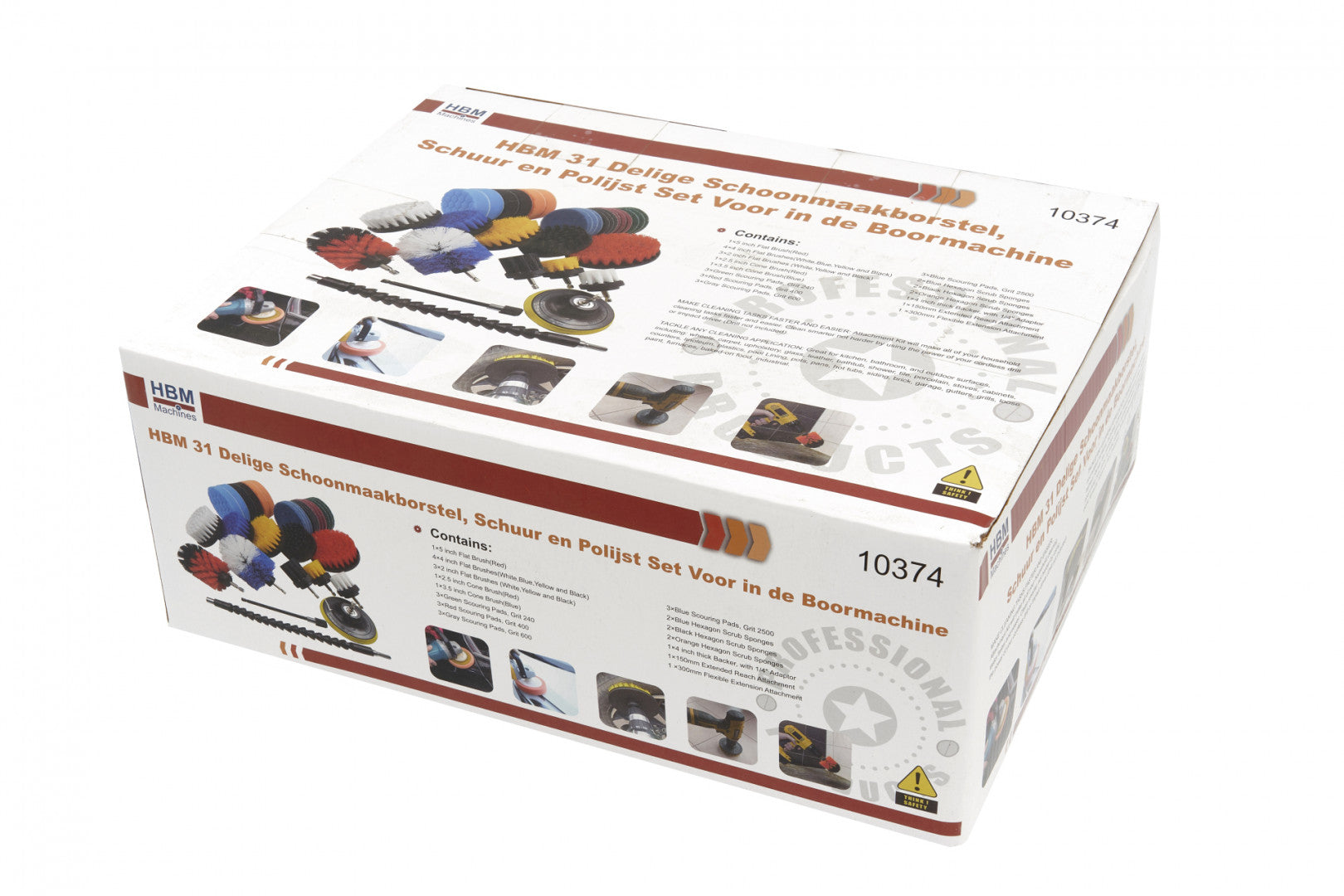 SET PERII DE CURATAT, BURETI DE LUSTRUIRE SI SLEFUIRE PENTRU BORMASINA 31 PIESE HBM