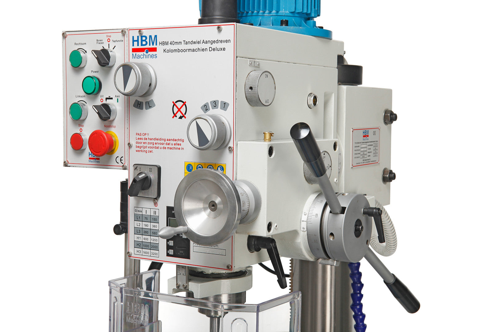 MASINA DE GAURIT CU COLOANA 40MM ANGRENAJ DELUXE 380V