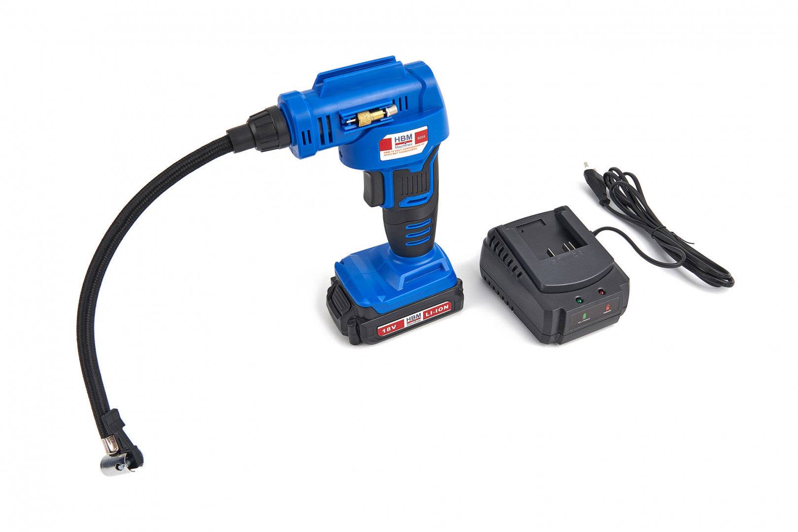 COMPRESOR 18V UMFLAT ROTI ILUMINAT LED CU ACUMULATOR