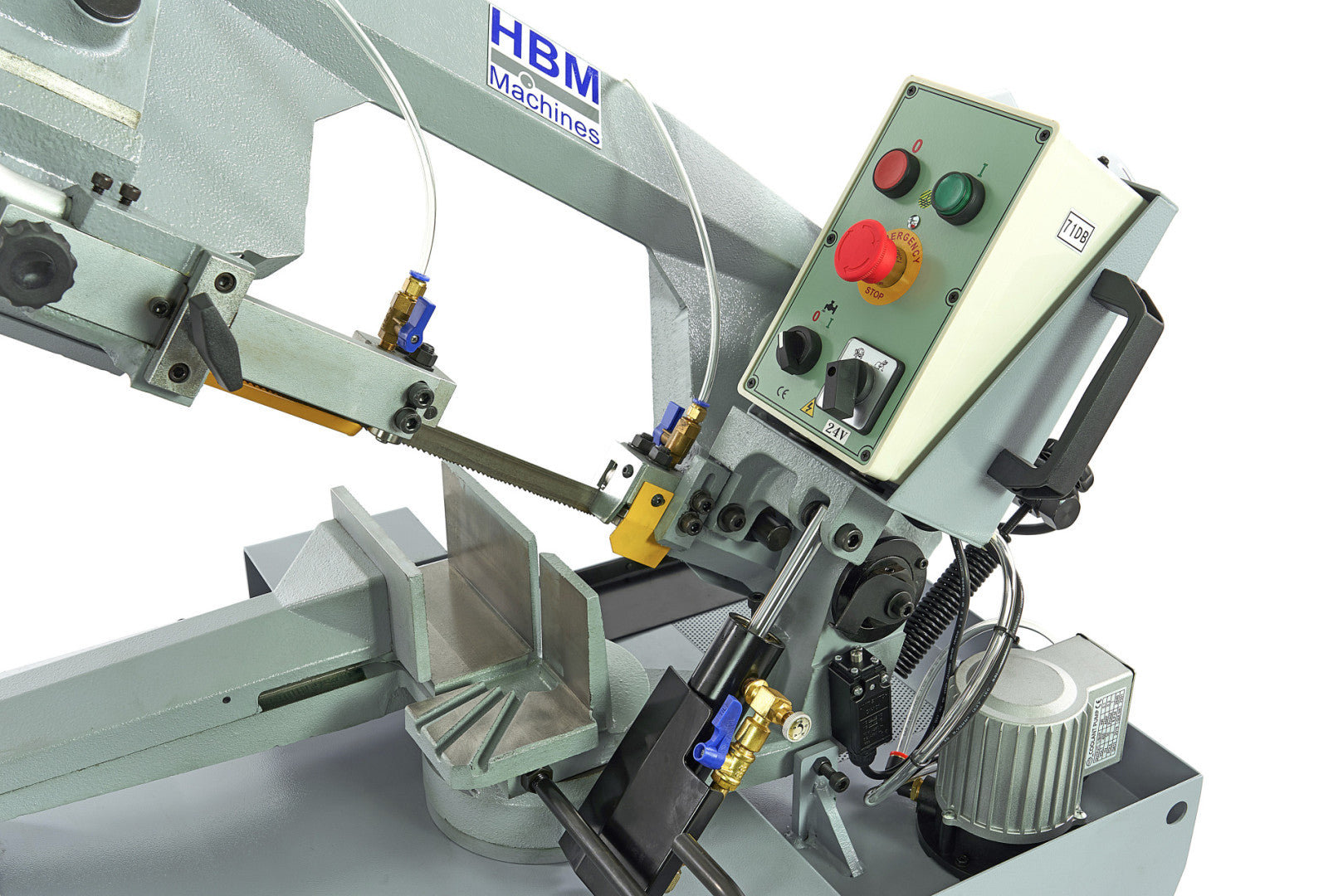 FIERASTRAU ORIZONTAL DEBITARE METAL CU BANDA PROFESIONAL HBM 210 380V