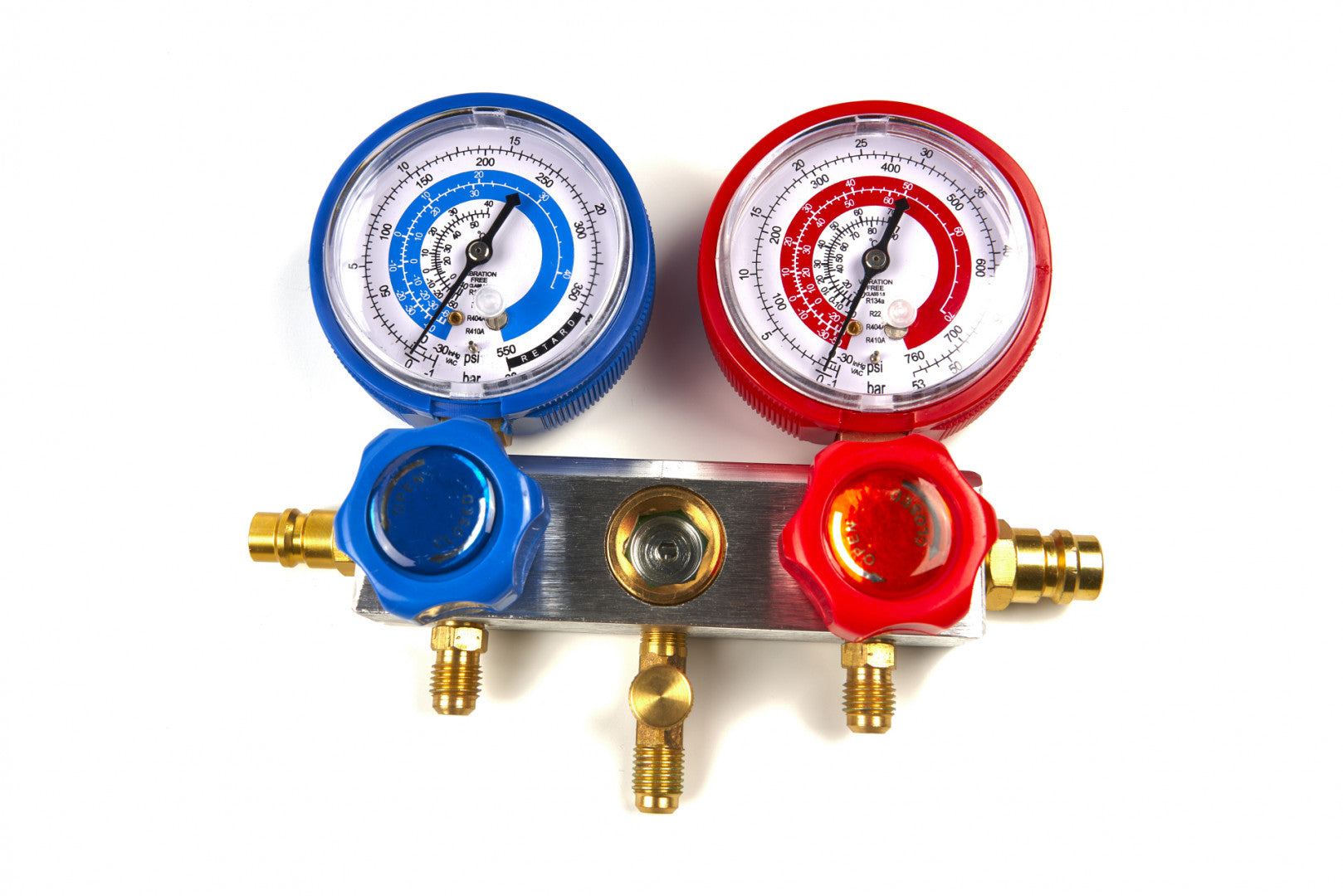 POMPA VID VACUUM AER CONDITIONAT CU O ETAPA MANOMETRU CU 2 PORTURI 60L/MIN HBM MACHINES OLANDA