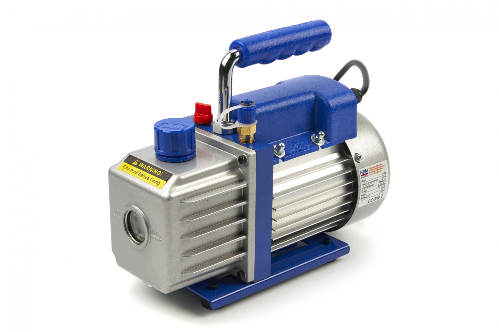 POMPA VID VACUUM AER CONDITIONAT CU O ETAPA MANOMETRU CU 2 PORTURI 60L/MIN HBM MACHINES OLANDA