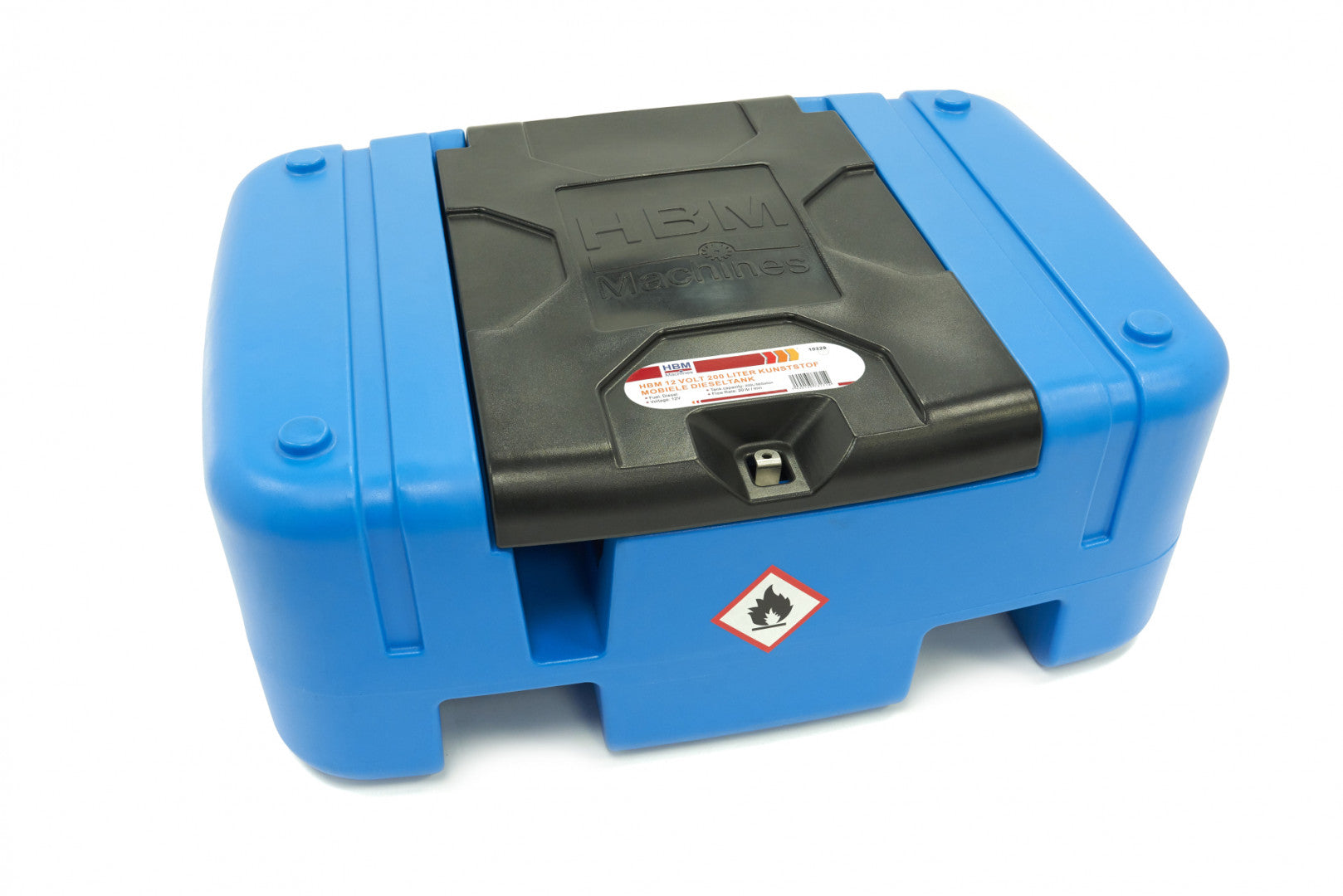 POMPA MOBILA DE TRANSFER MOTORINA 12V CU REZERVOR 200L HBM