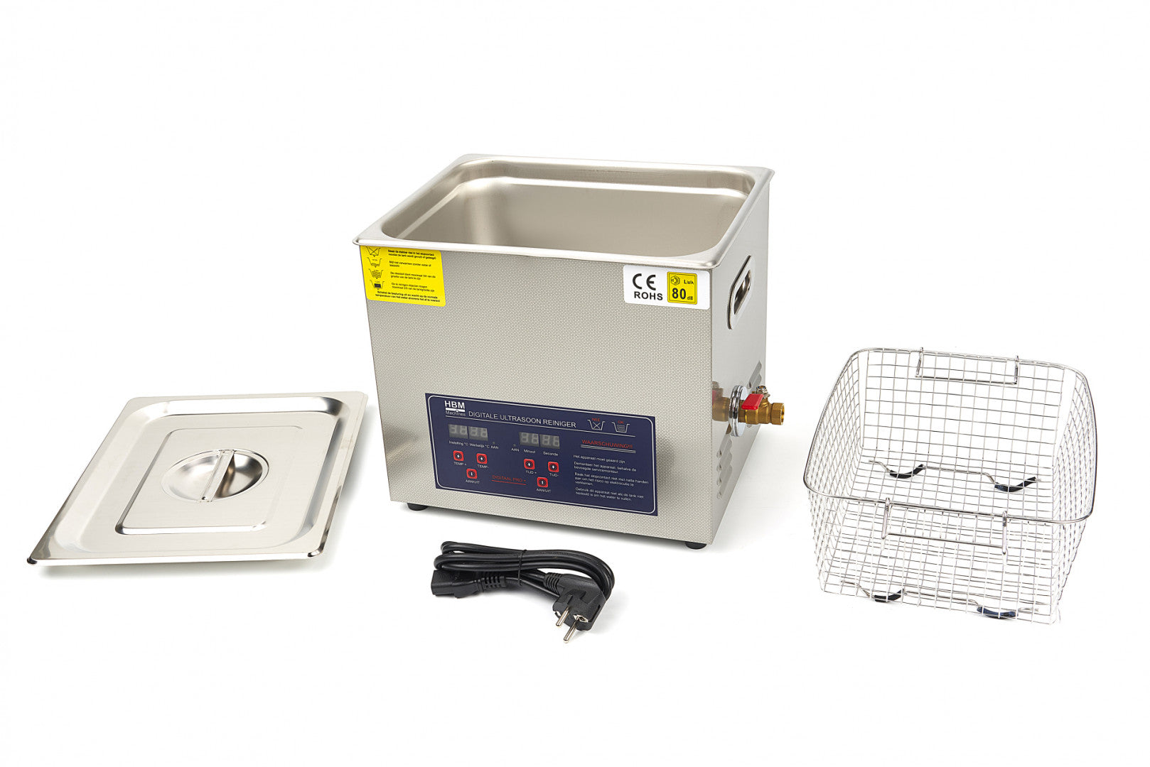 APARAT DE CURATAT CU ULTRASUNETE 10L HBM