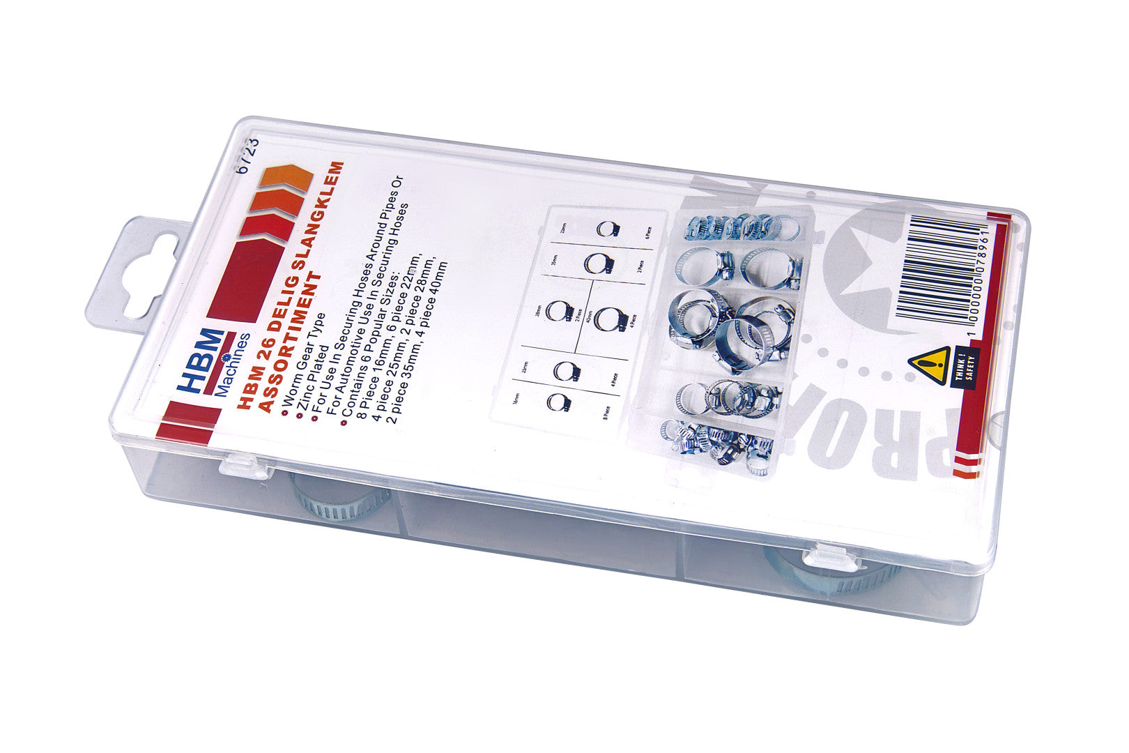 SET COLIERE METALICE PT FURTUN 16-40MM 26 PIESE HBM