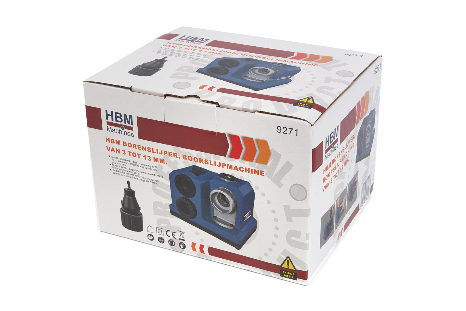 MASINA DE ASCUTIT BURGHIE 3-13MM HBM