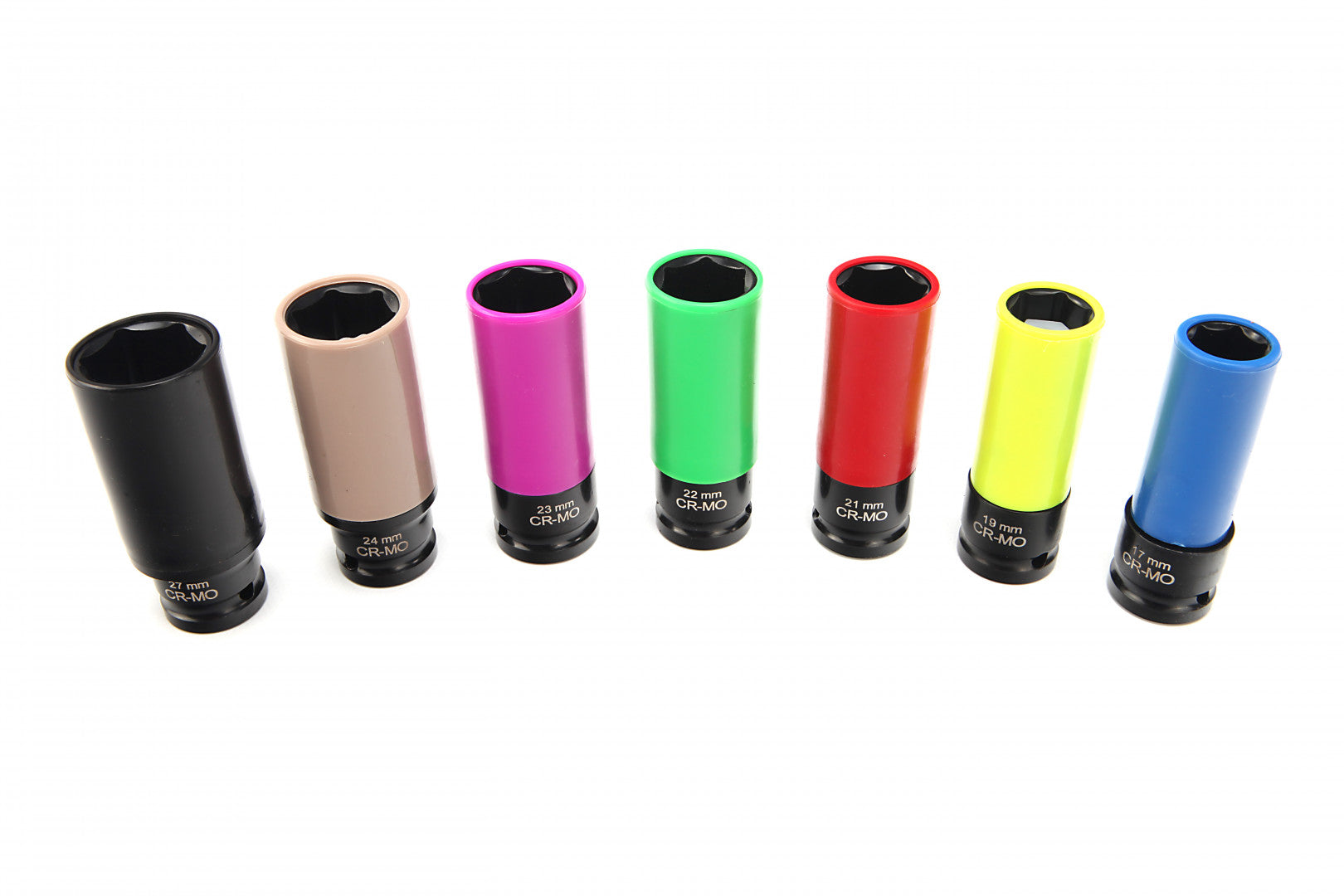 SET TUBULARE CU PROTECTIE PENTRU JANTE ALIAJ 1/2 17-27MM HBM