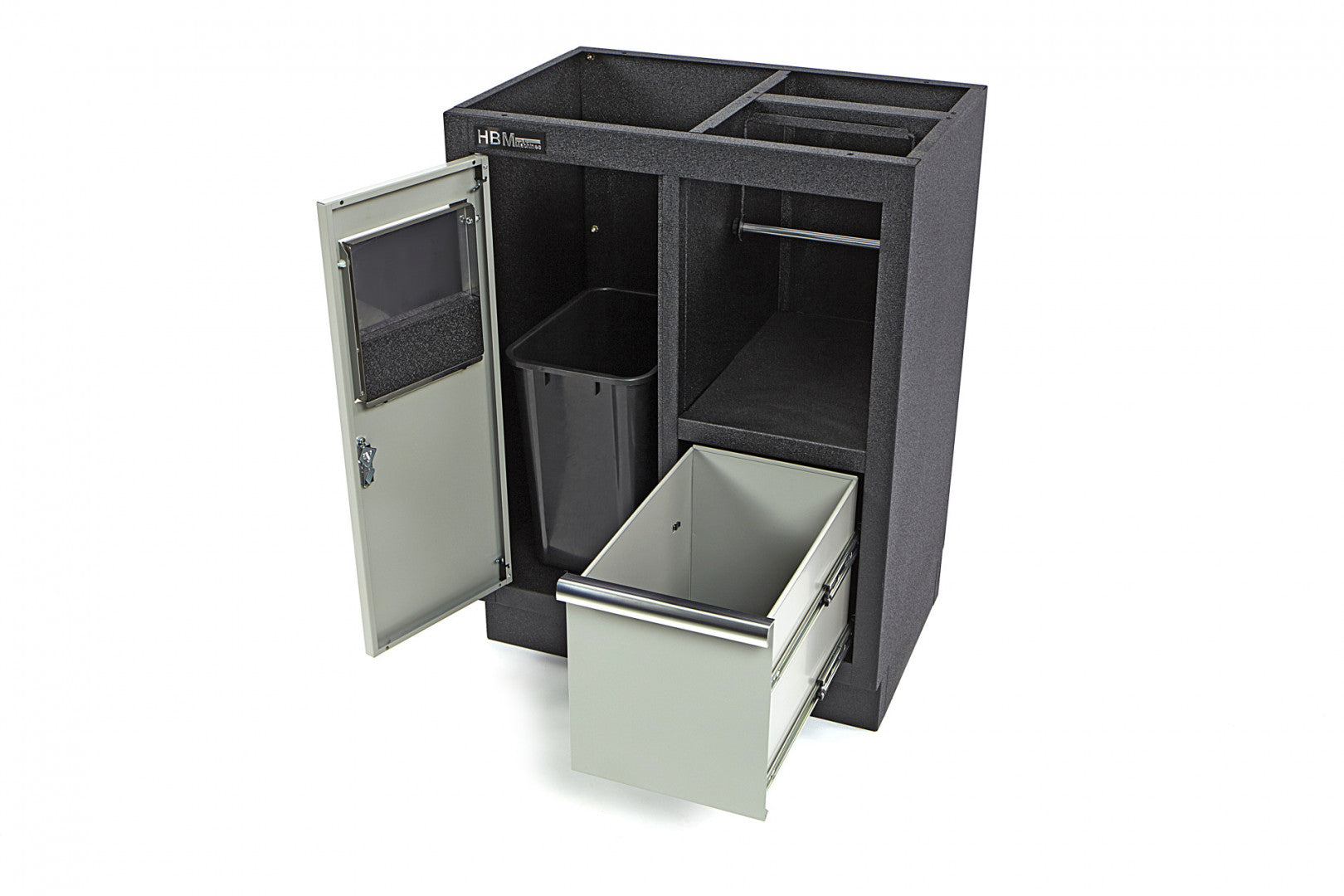 DULAP PENTRU ATELIER CU SUPORT PENTRU HARTIE SI COS DE GUNOI HBM