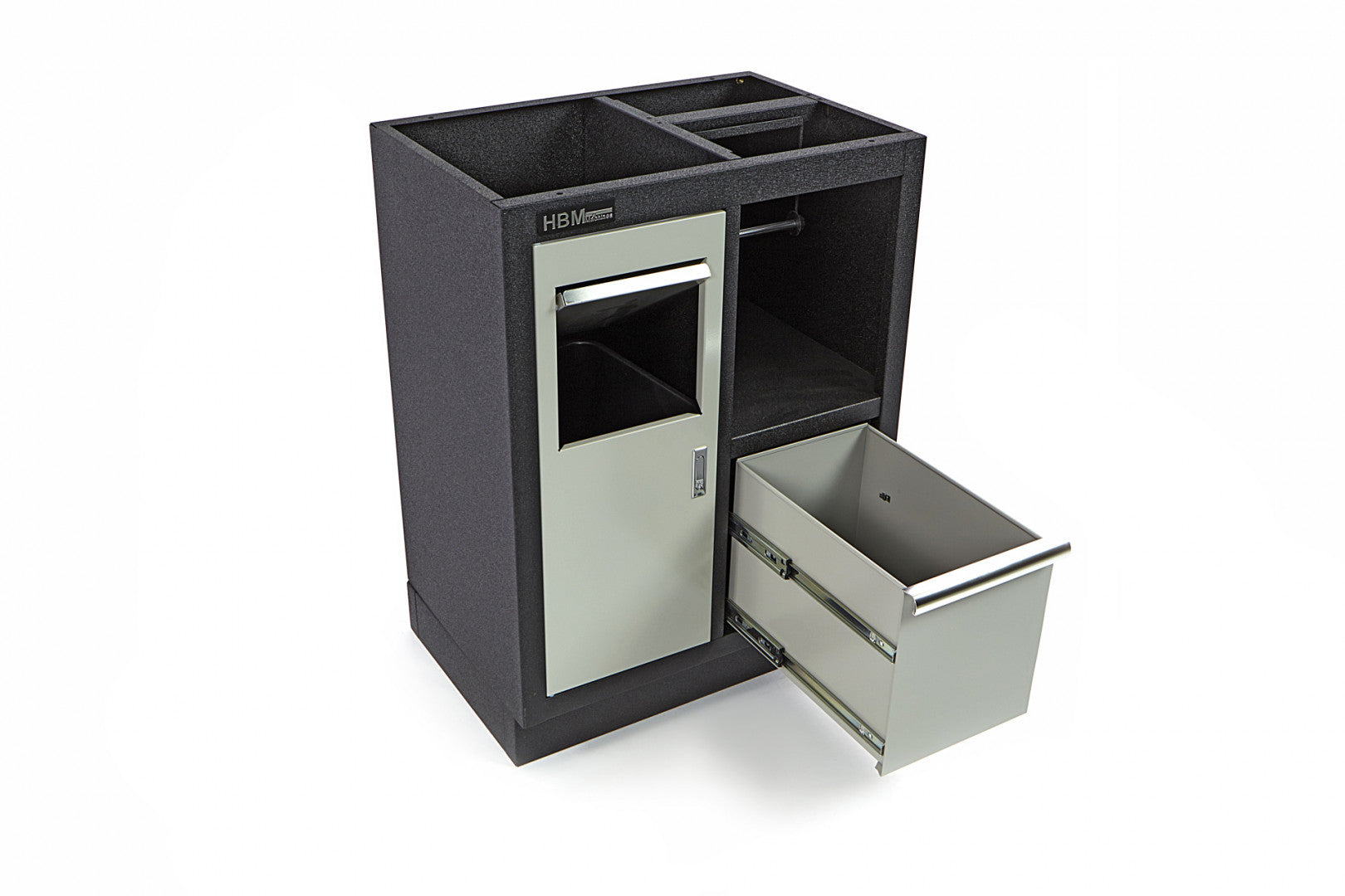 DULAP PENTRU ATELIER CU SUPORT PENTRU HARTIE SI COS DE GUNOI HBM