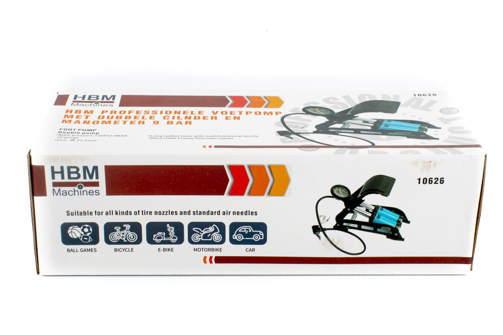 POMPA DE PICIOR CU DUBLU CILINDRU PENTRU UMFLAT ROTI 8 BAR HBM