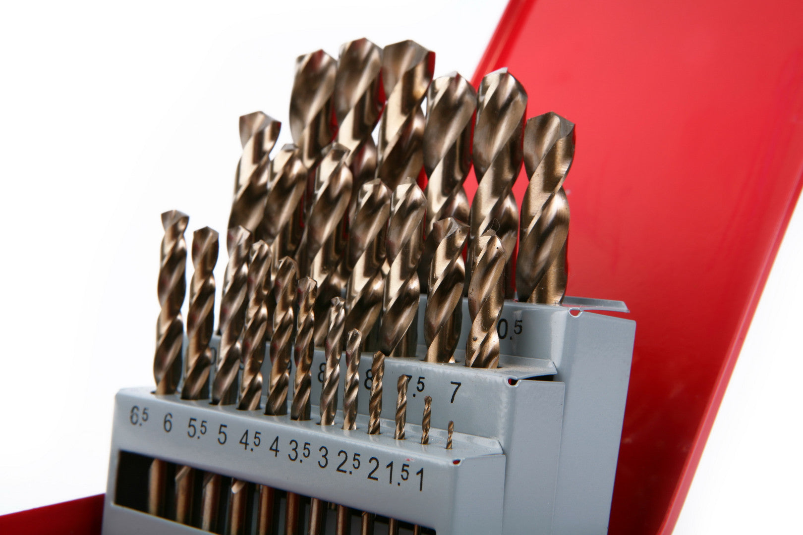 SET BURGHIE 1-13 X 0.5 HSS 5% COBALT HBM