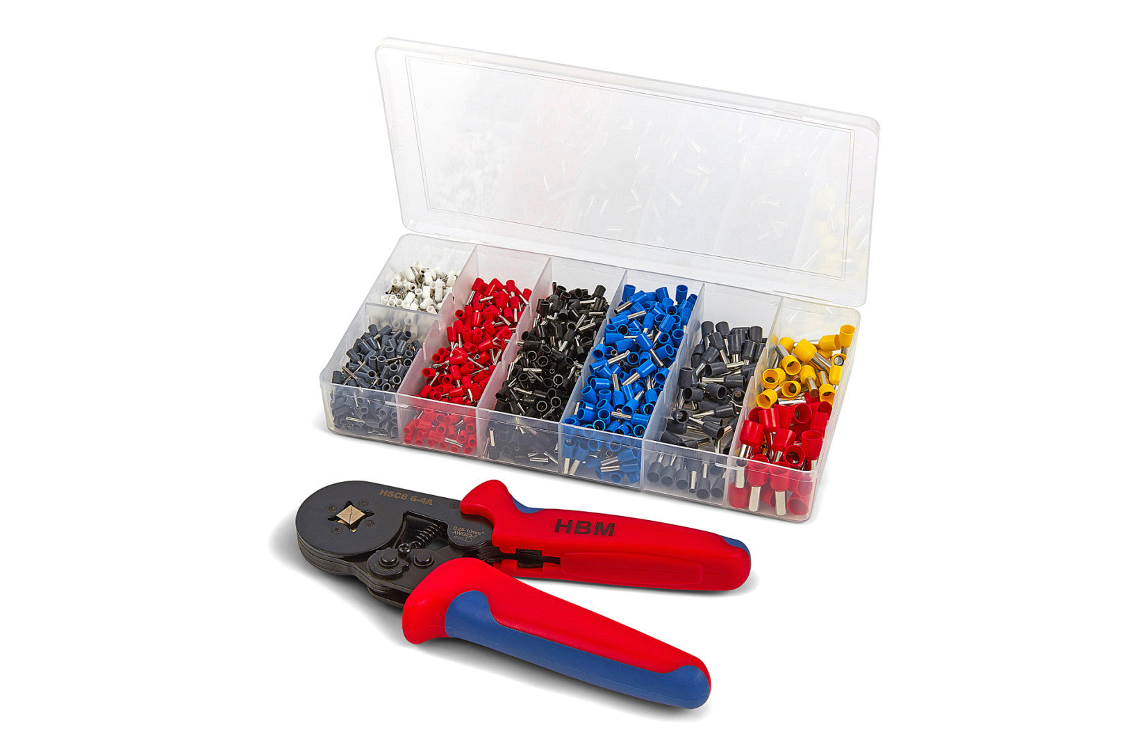 CLESTE PENTRU SERTIZAT CONECTORI 0.25-10MM 1200 PIESE HBM