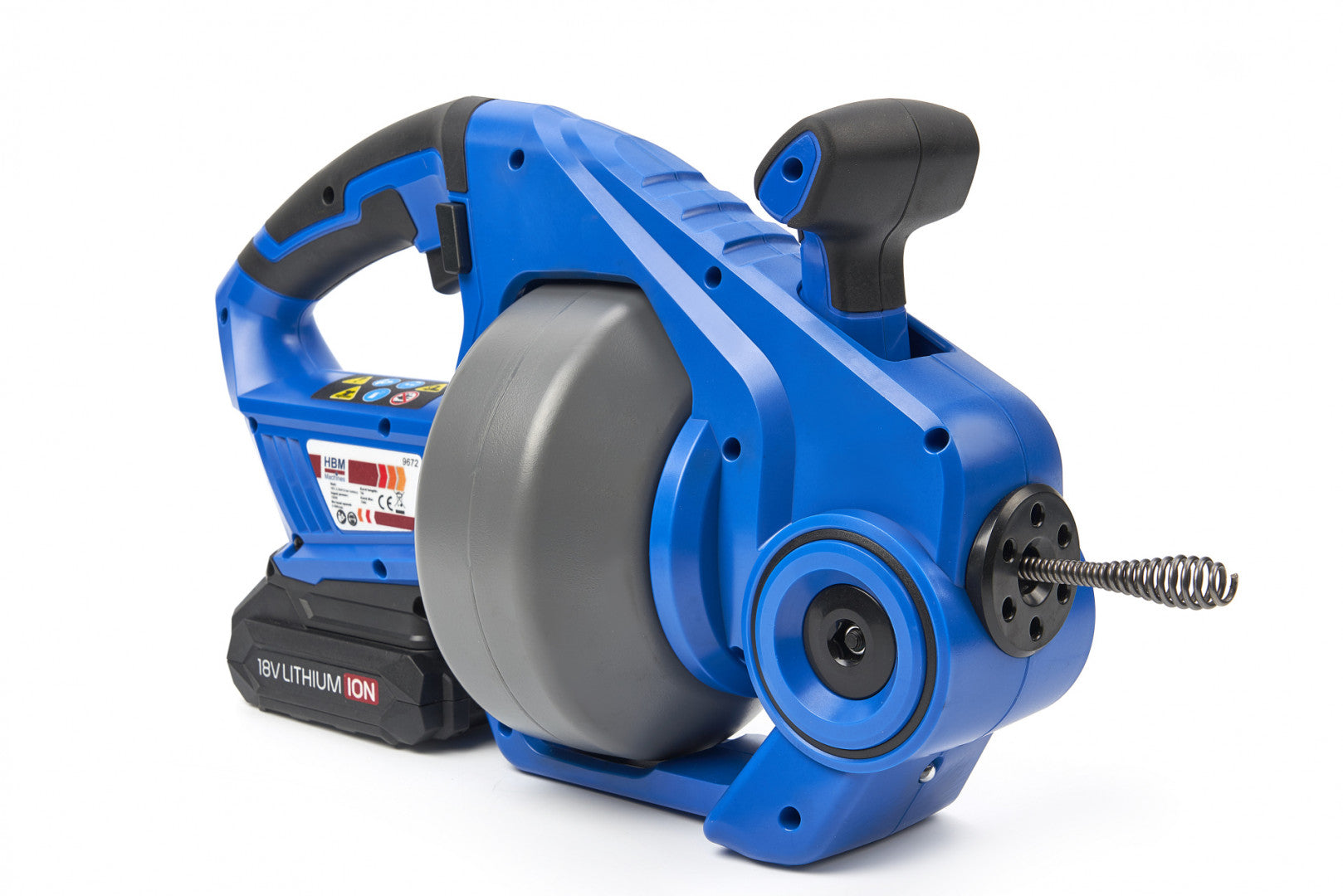 DISPOZITIV DESFUNDAT TEVI CU MECANISM DE ROTIRE 7 M CU ACUMULATOR 18V 2.0AH HBM