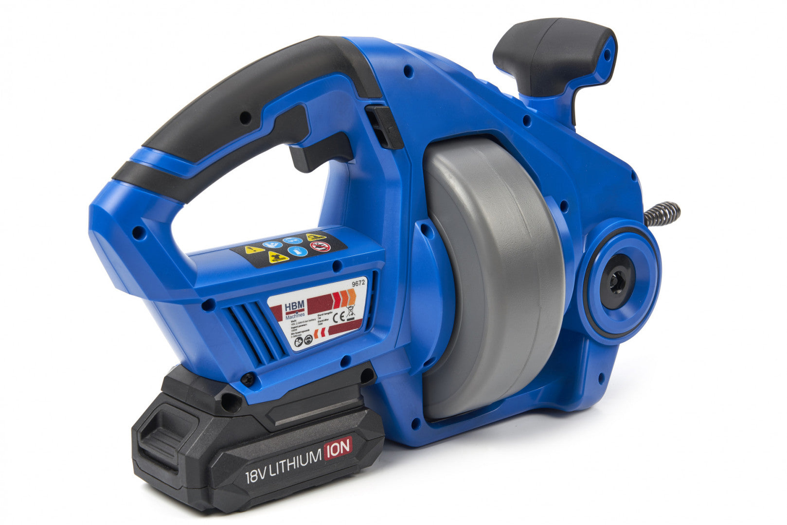 DISPOZITIV DESFUNDAT TEVI CU MECANISM DE ROTIRE 7 M CU ACUMULATOR 18V 2.0AH HBM