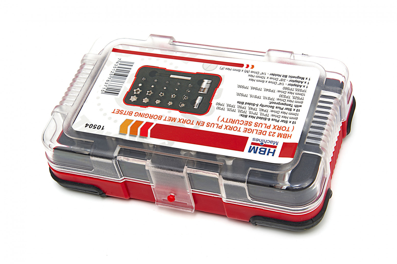 SET BITI TORX - TORX PLUS - TORX PLUS SECURITY 23 PIESE HBM MACHINES OLANDA