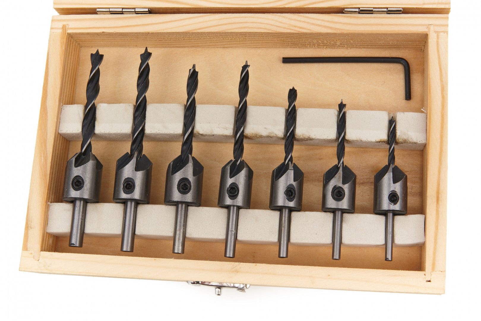 SET BURGHIE PENTRU LEMN 8 PIESE M1 HBM