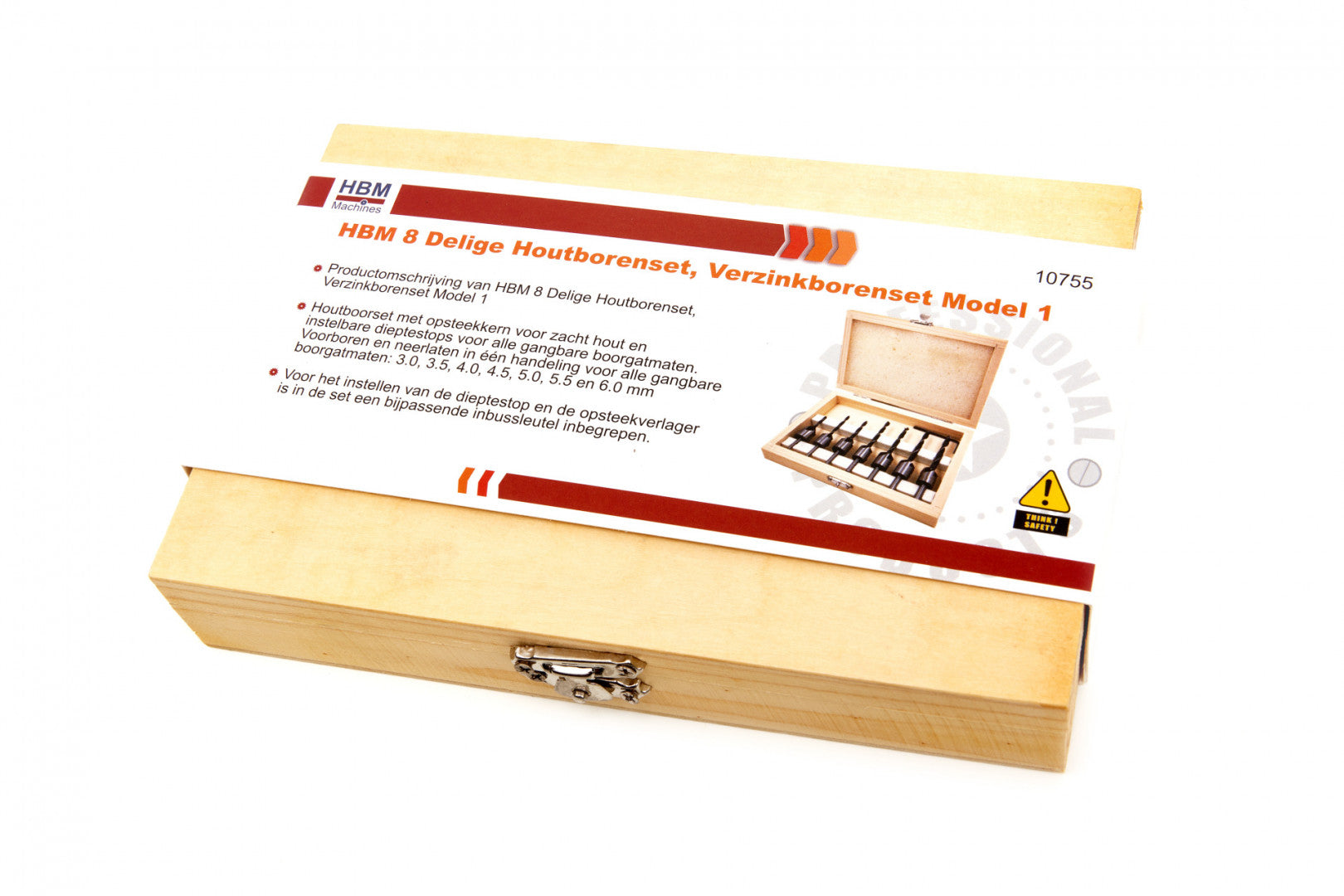 SET BURGHIE PENTRU LEMN 8 PIESE M1 HBM