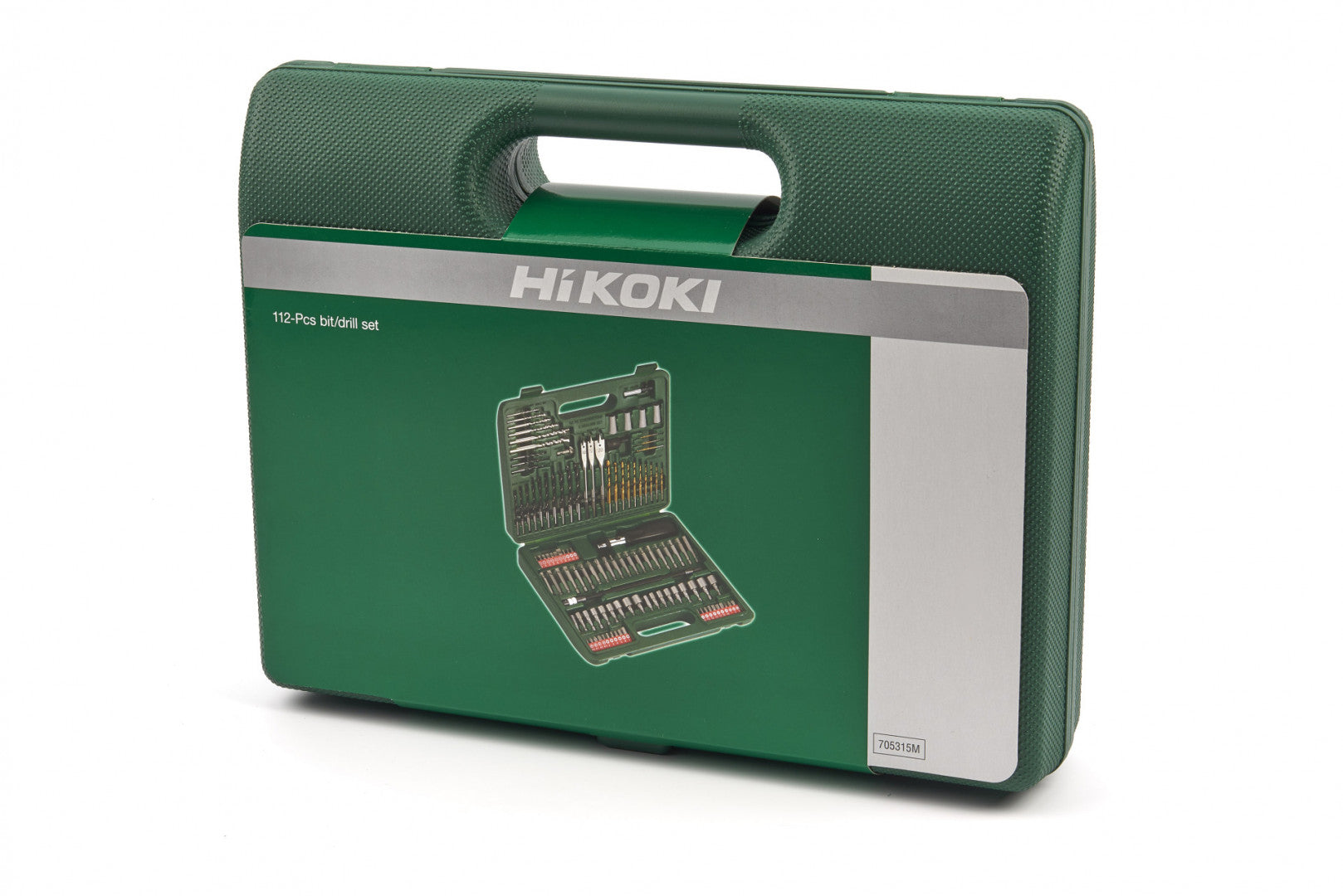 TRUSA BITI BURGHIE CAROTE FREZE HIKOKI PENTRU LEMN METAL ZIDARIE 112 PIESE