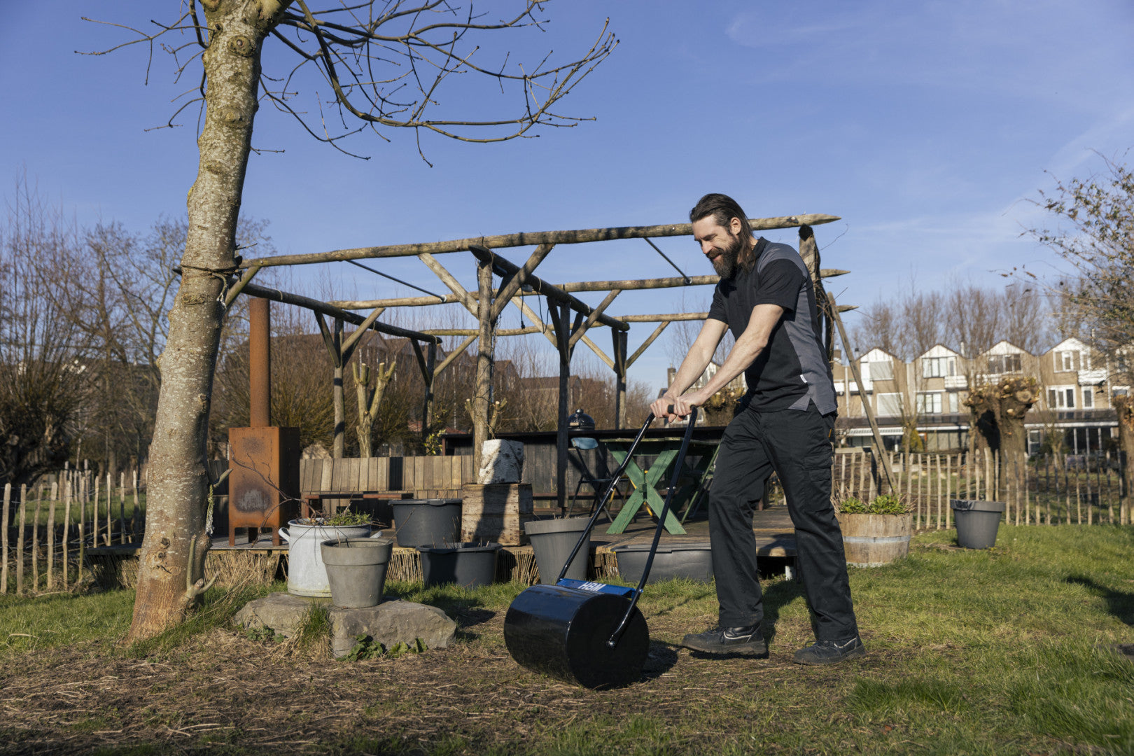 TAVALUG PENTRU GAZON SI GRADINA 490 X 400 MM HBM