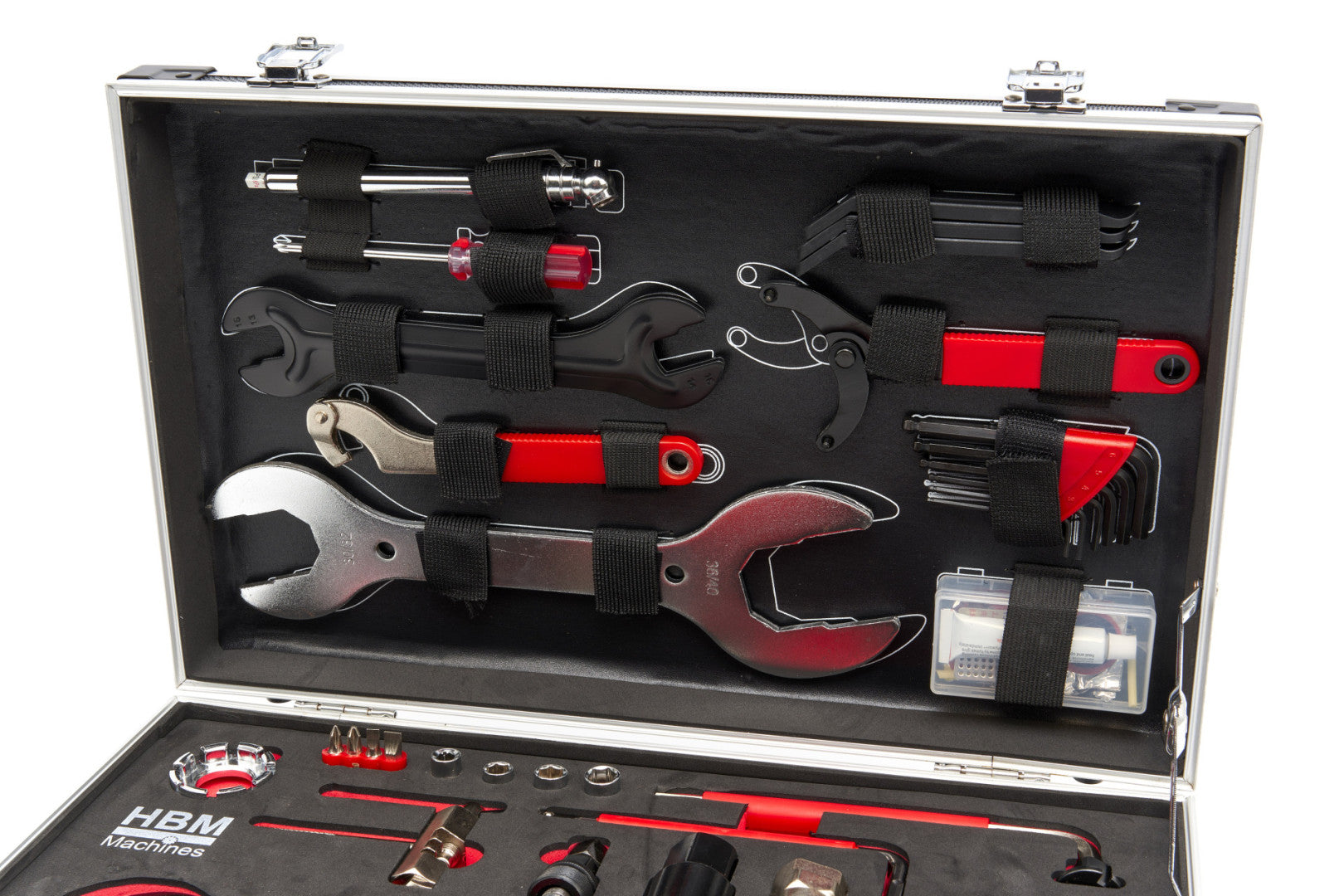 TRUSA DE SCULE HBM DE 22 PIESE PENTRU REPARAT BICICLETE