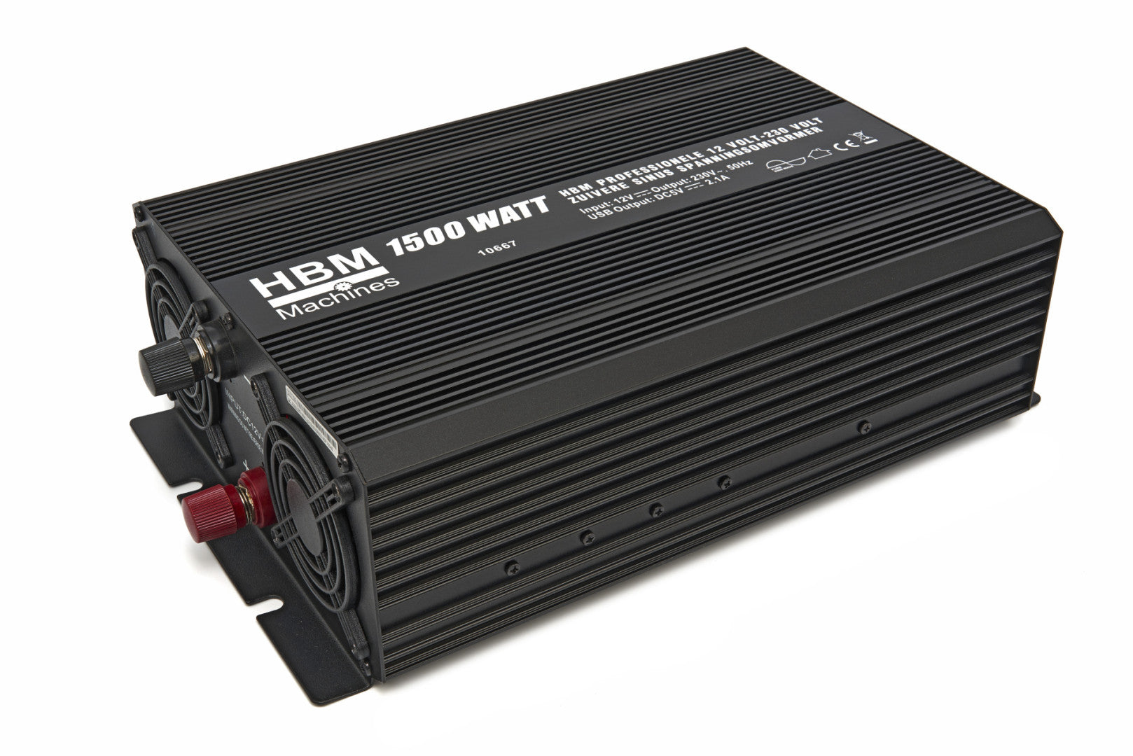 CONVERTOR INVERTOR DE TENSIUNE AUTO 2000W 12V - 230V HBM