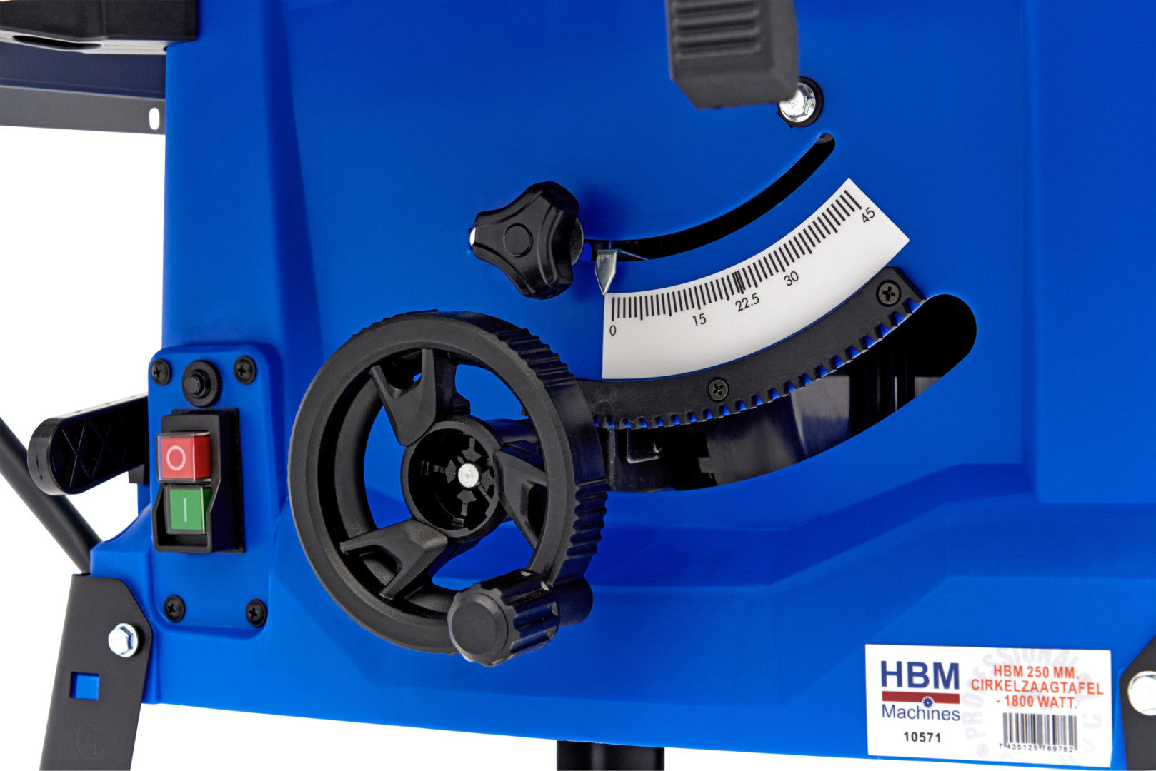 FIERASTRAU CIRCULAR CU MASA 1800W 250 MM HBM