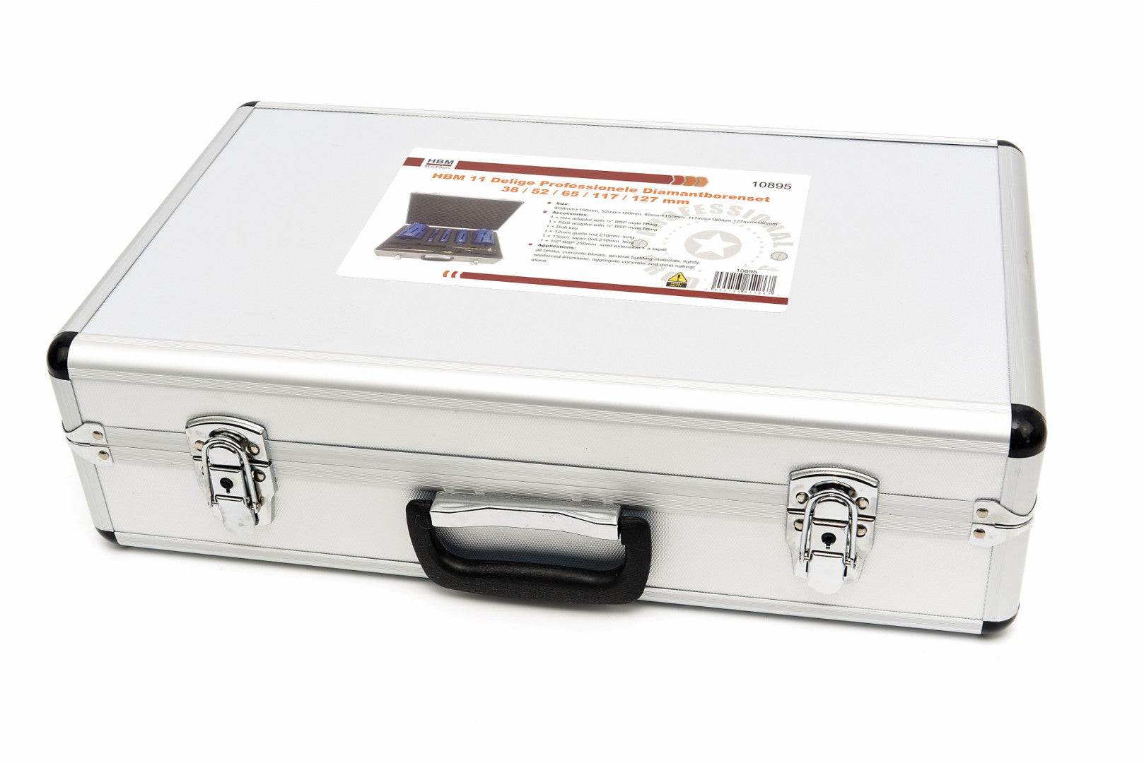 SET CAROTE DIAMANTATE 38 / 52 / 65 / 117 / 127 MM HBM