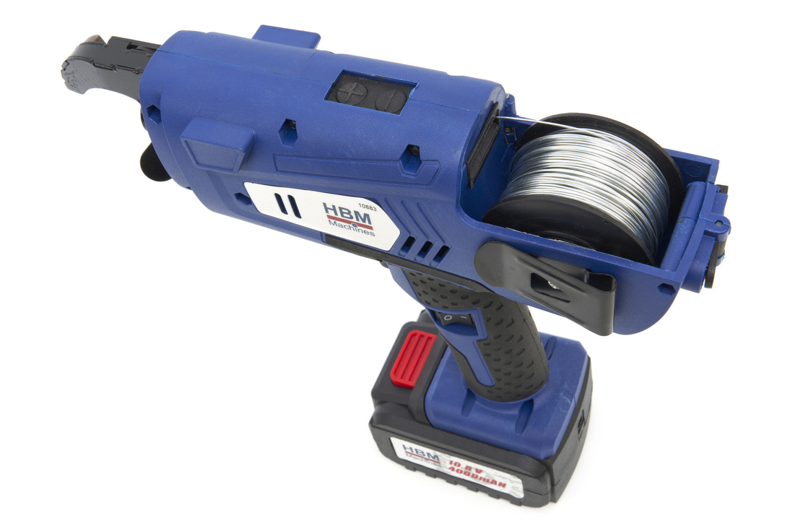 MASINA DE LEGAT FIER BETON - 2 ACUMULATORI 10.8V 4.0AH HBM