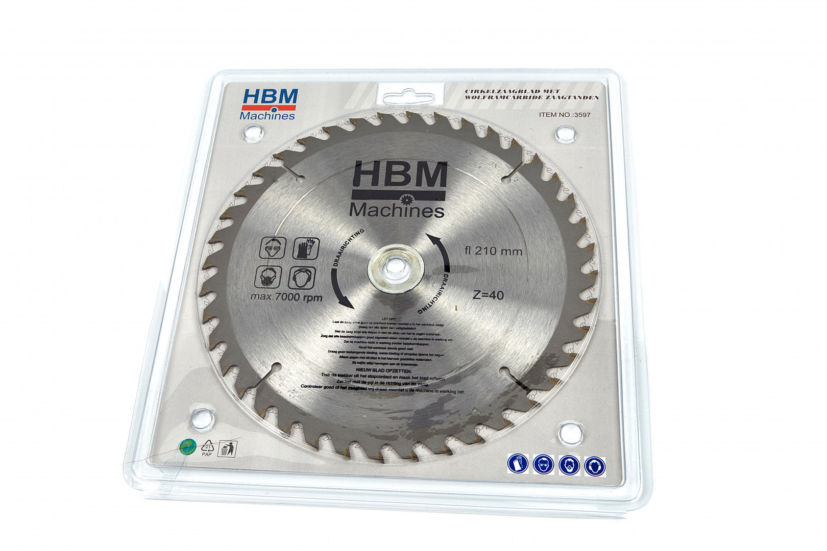 PANZA DISC PENTRU FIERASTRAU CIRCULAR PENTRU LEMN 210 X 24T AX 30MM HBM