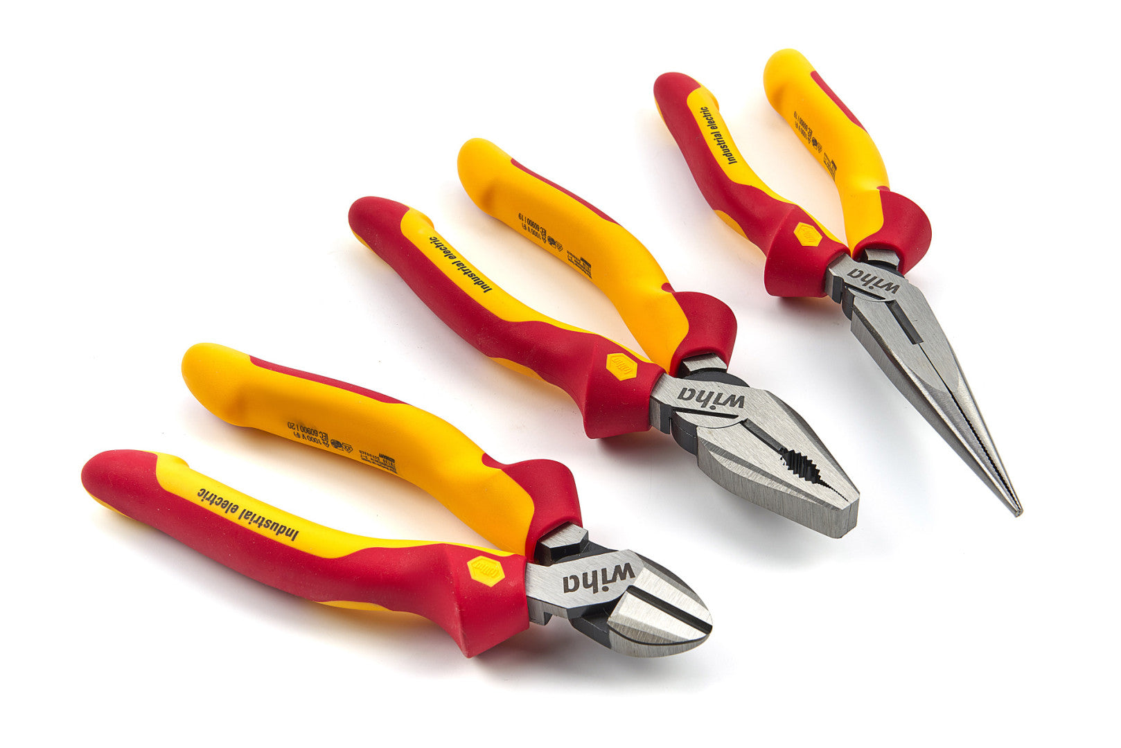 SET 3 CLESTI IZOLATE CU PROTECTIE PENTRU ELECTRICIENI VDE WIHA