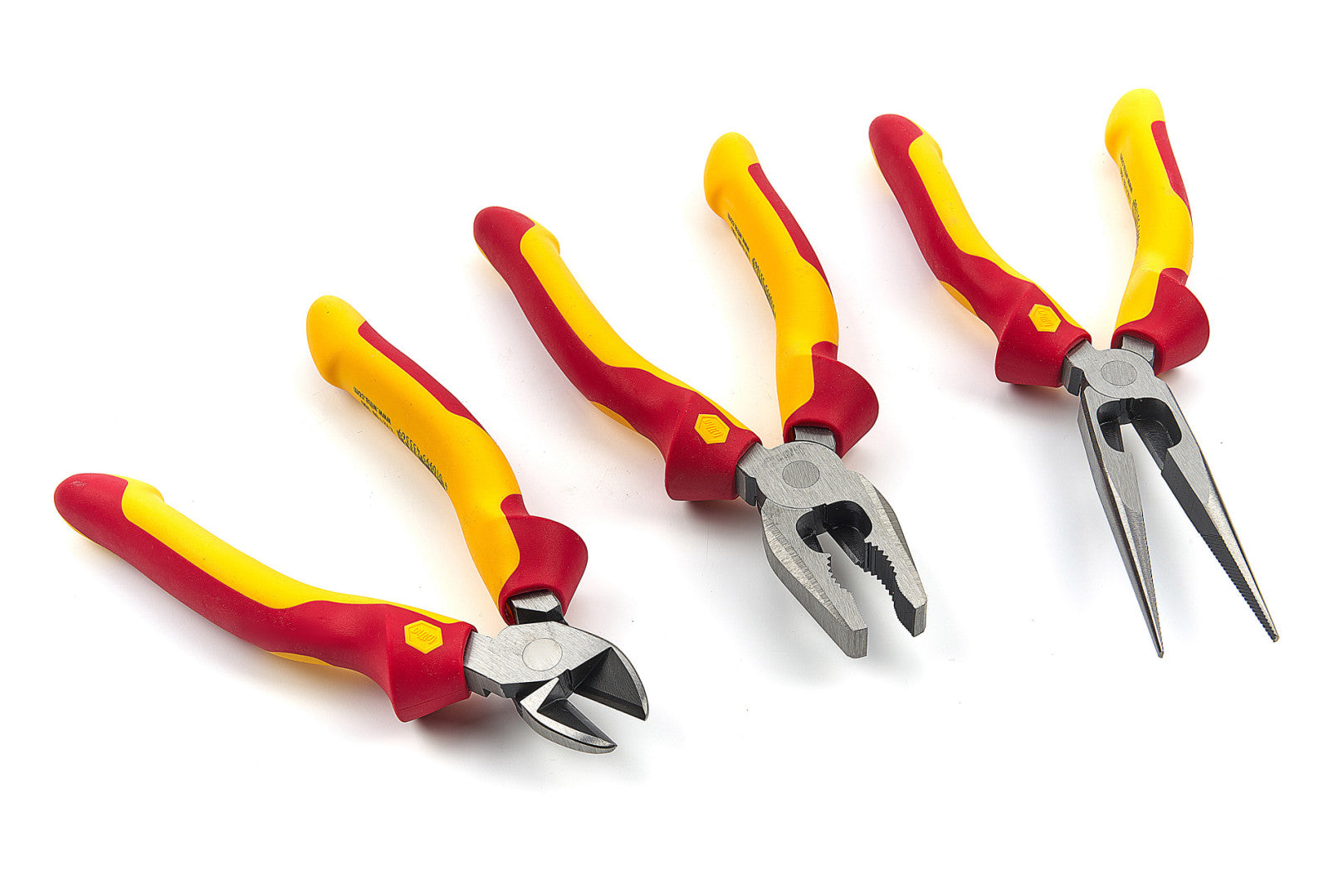 SET 3 CLESTI IZOLATE CU PROTECTIE PENTRU ELECTRICIENI VDE WIHA