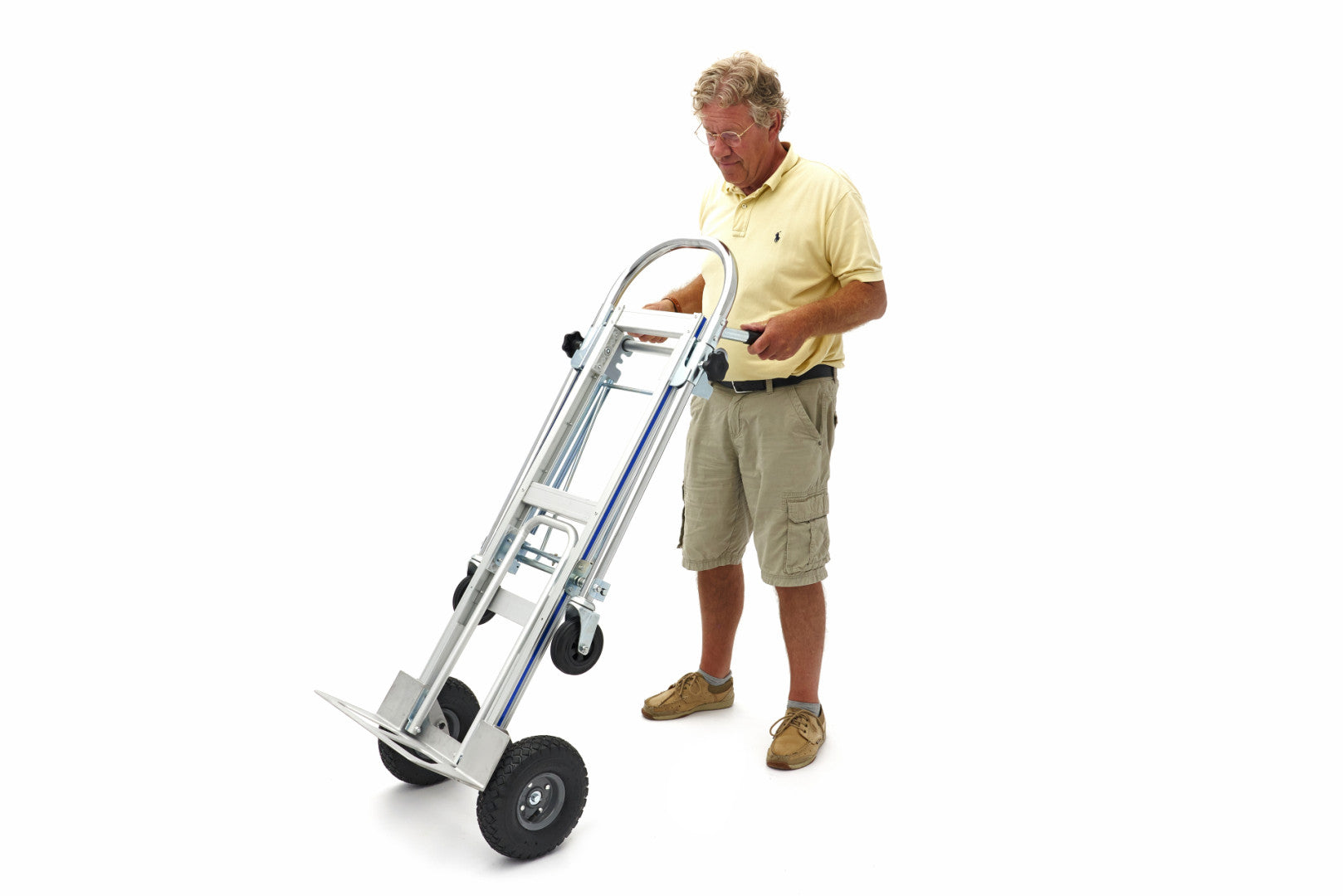 CARUCIOR TRANSPORT MARFA PROFESIONAL 3 IN 1 ALUMINIU 250 KG HBM