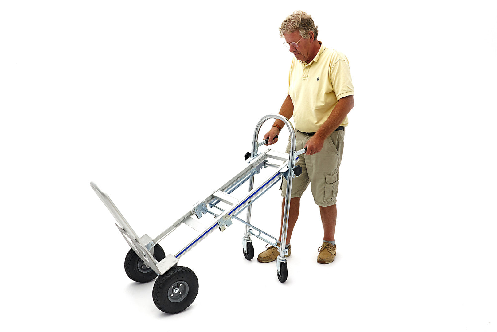 CARUCIOR TRANSPORT MARFA PROFESIONAL 3 IN 1 ALUMINIU 250 KG HBM