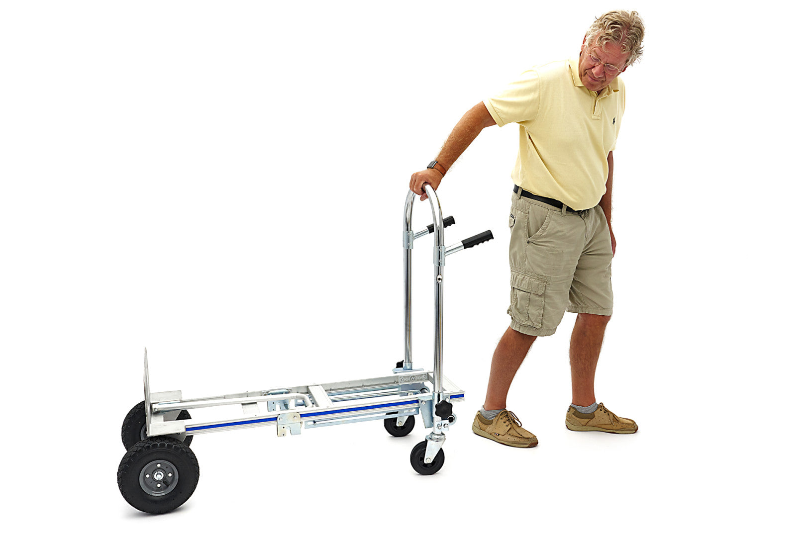 CARUCIOR TRANSPORT MARFA PROFESIONAL 3 IN 1 ALUMINIU 250 KG HBM