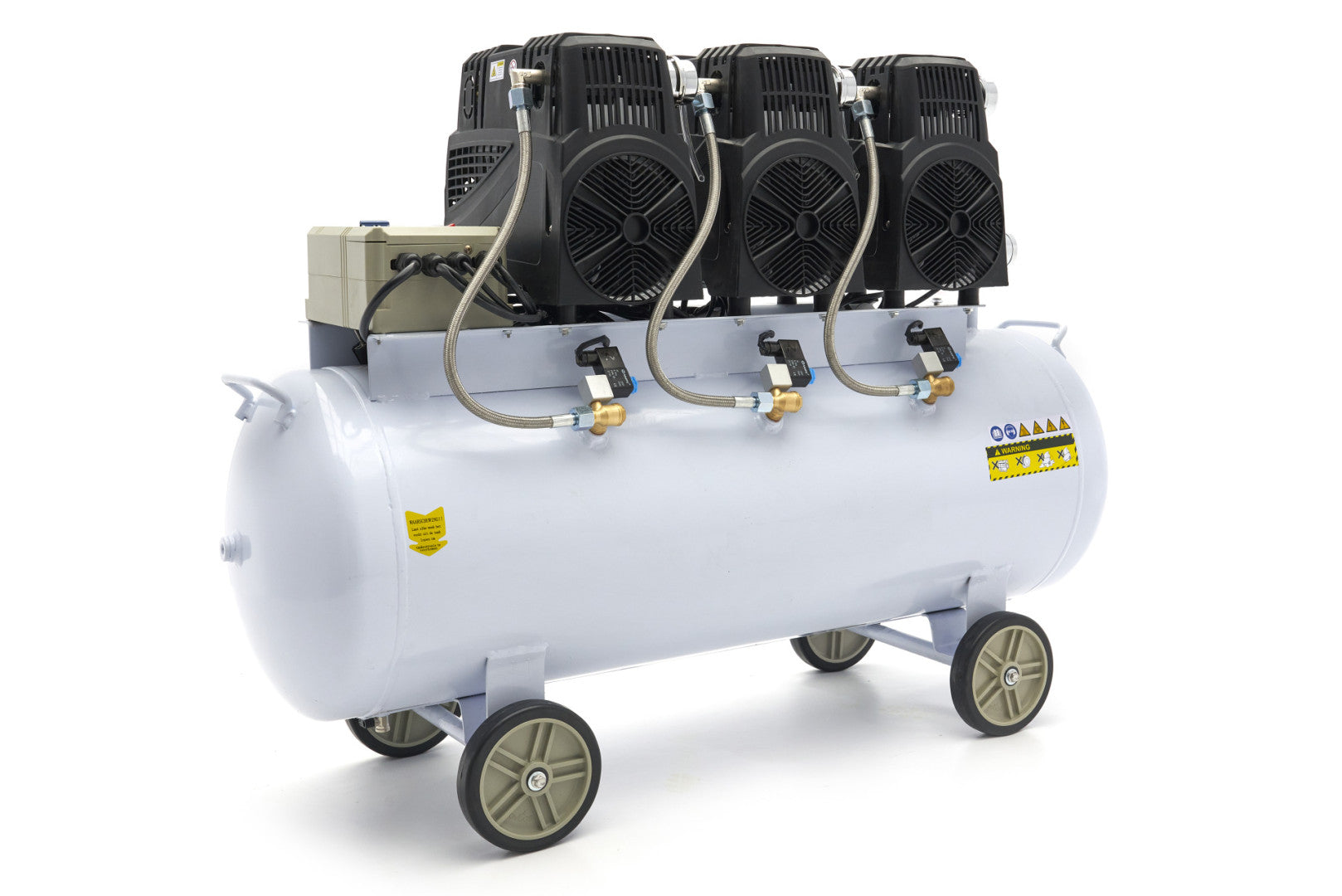 COMPRESOR SILENTIOS ZGOMOT REDUS FARA ULEI 150L 10 BARI HBM MACHINES OLANDA