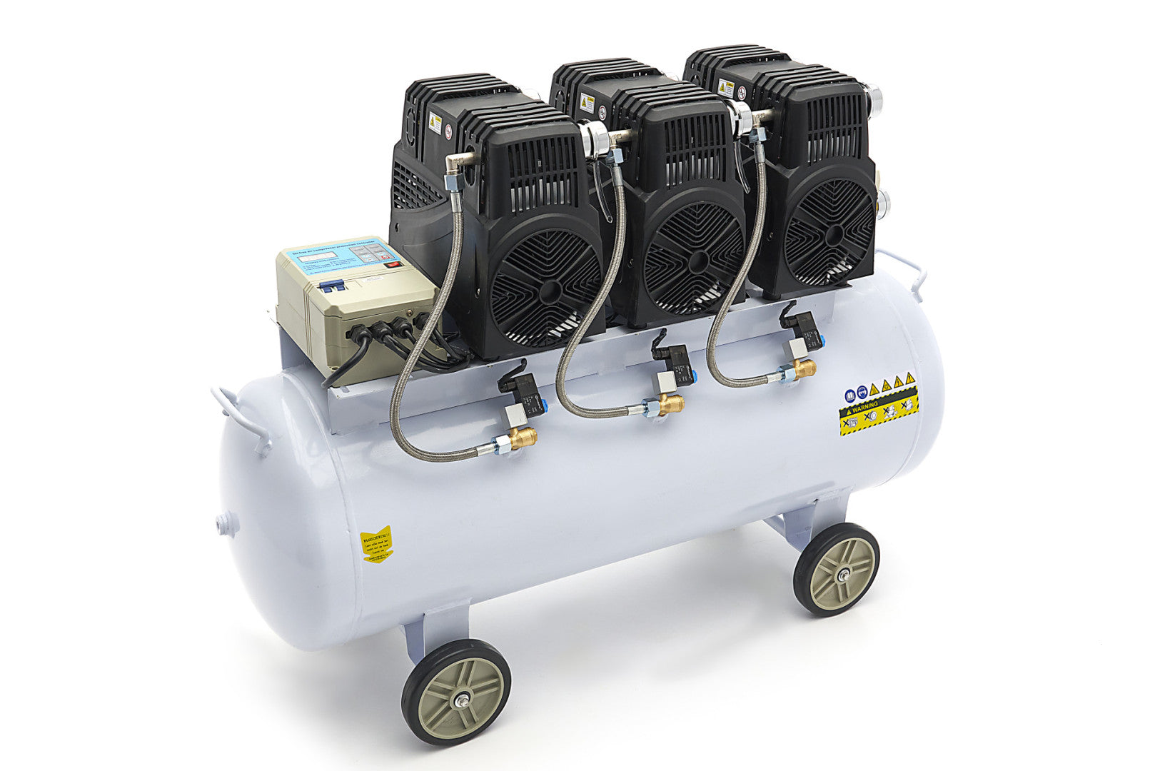 COMPRESOR SILENTIOS ZGOMOT REDUS FARA ULEI 150L 10 BARI HBM MACHINES OLANDA