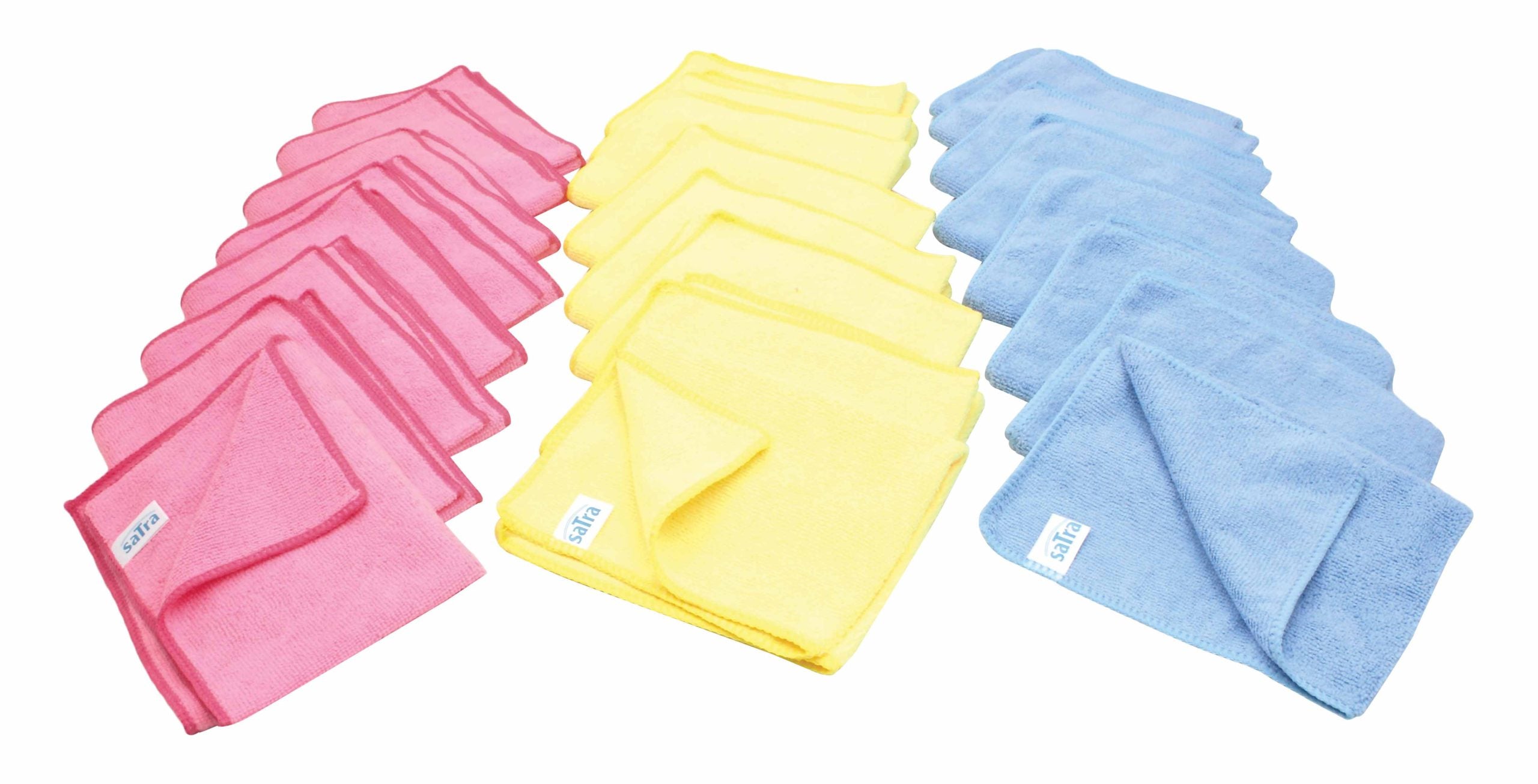 SET LAVETE MICROFIBRA 40 X 30CM 24 BUCATI