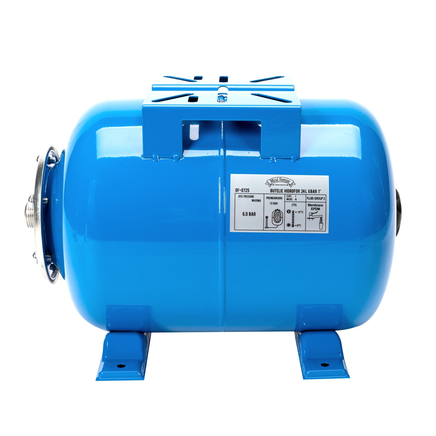 BUTELIE HIDROFOR ORIZONTAL 24L 6 BAR 1 INCH