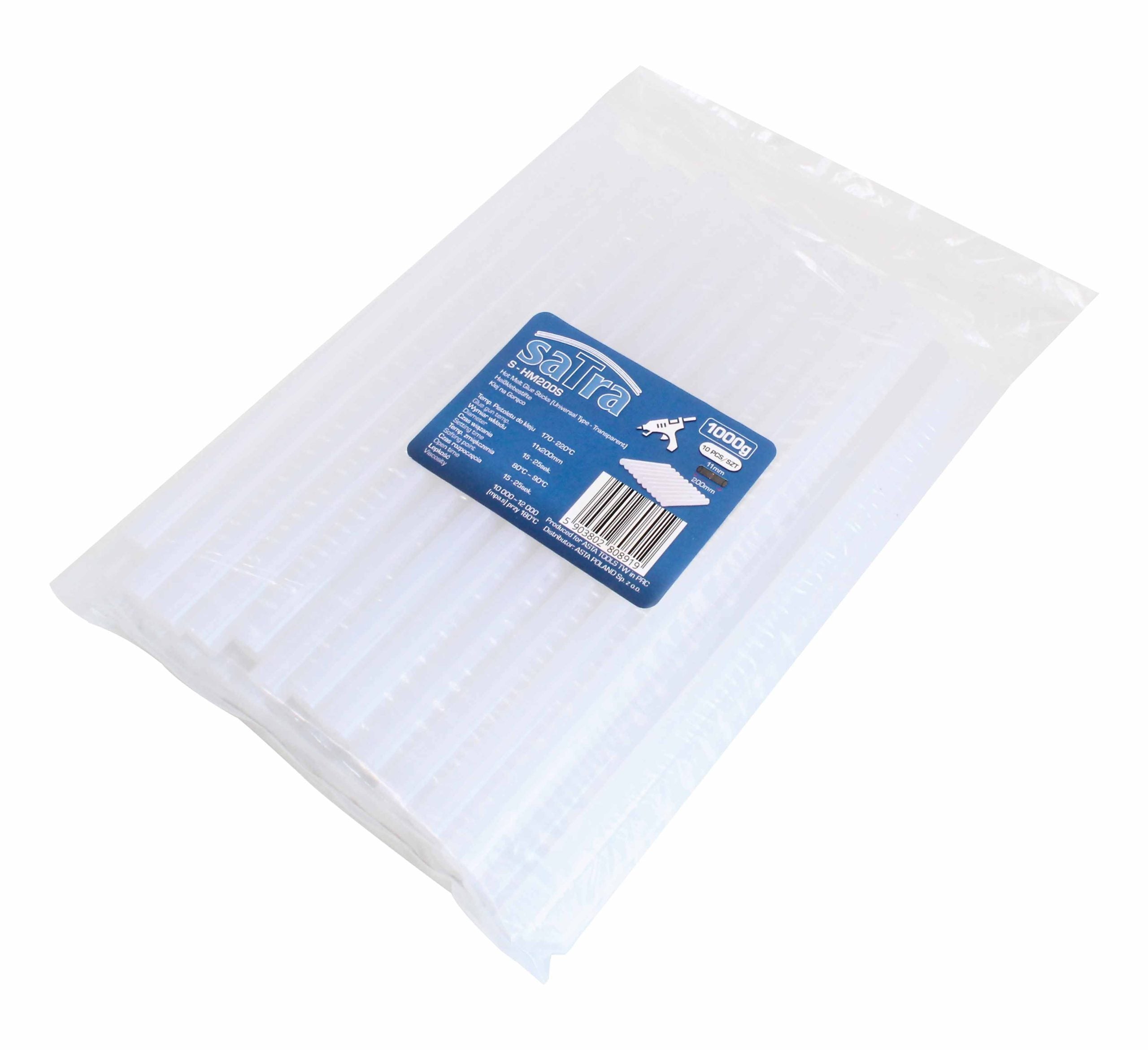SET BACHETE TERMOADEZIVE SILICON PENTRU PISTOL DE LIPIT GB10403, 11 X 200MM 1KG