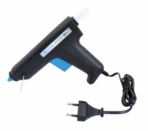 PISTOL DE LIPIT CU SILICON, BACHETE TERMOADEZIVE LA CALD SATRA 80W