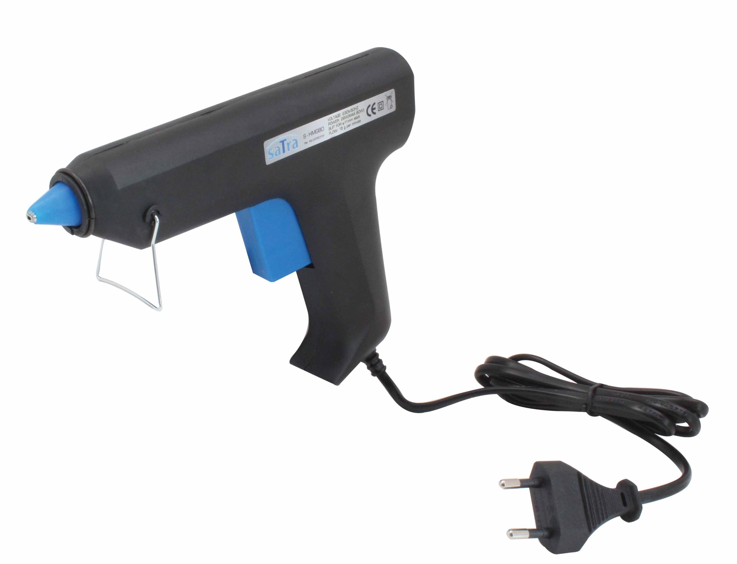 PISTOL DE LIPIT CU SILICON, BACHETE TERMOADEZIVE LA CALD SATRA 80W