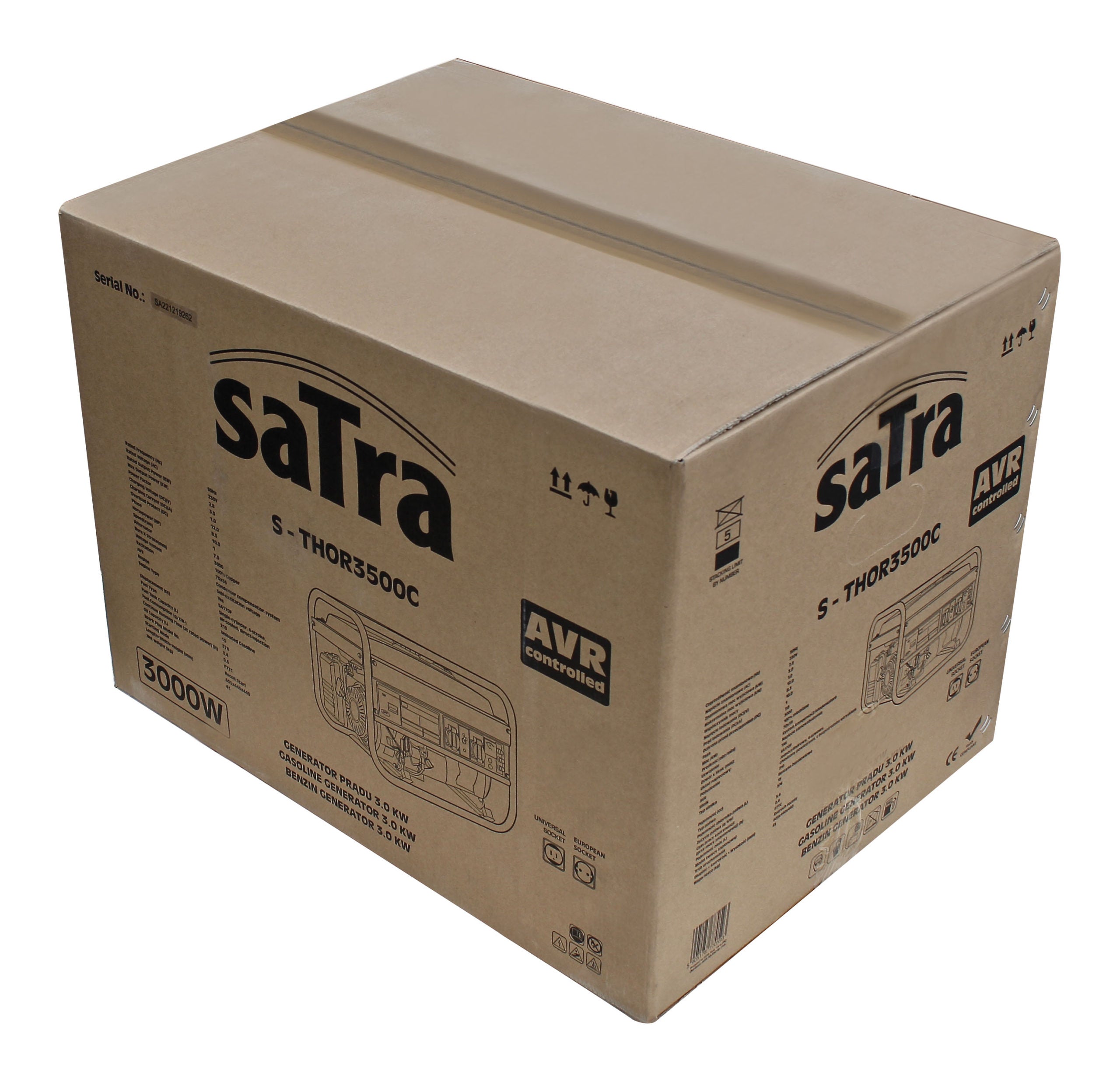 GENERATOR ELECTRIC CU MOTOR PE BENZINA 3.0KW 7CP