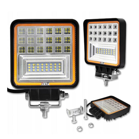 PROIECTOR LED AUTO CU SEMNALIZARE 10-60C 126W