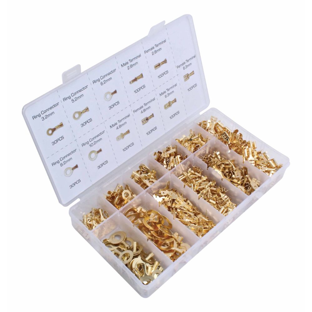 SET CONECTORI CABLU AUTO 750 PIESE