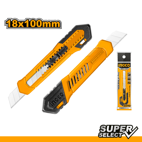 CUTTER DIN PLASTIC SUPER SELECT 18 X 100 MM INGCO