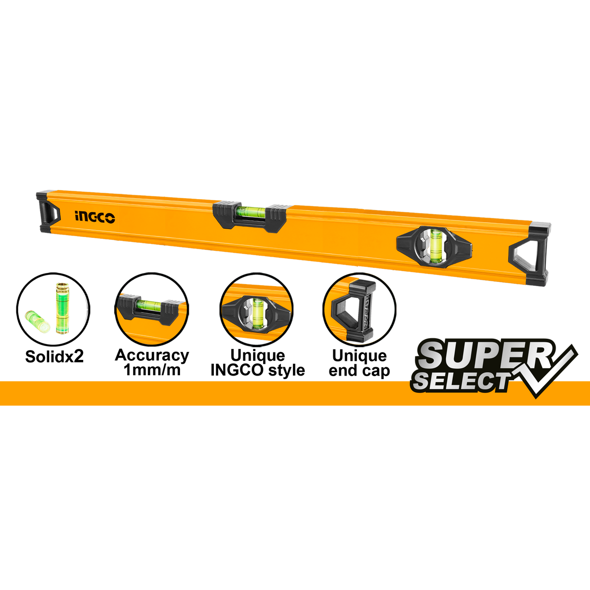 NIVELA BOLOBOC SUPER SELECT 100CM INGCO